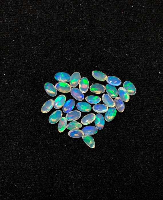 3X5mm Natural Fire Ethiopian Opal Loose stone Exporter