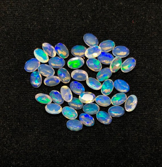 4x6mm Natural Fire Ethiopian Opal Loose stone Exporter