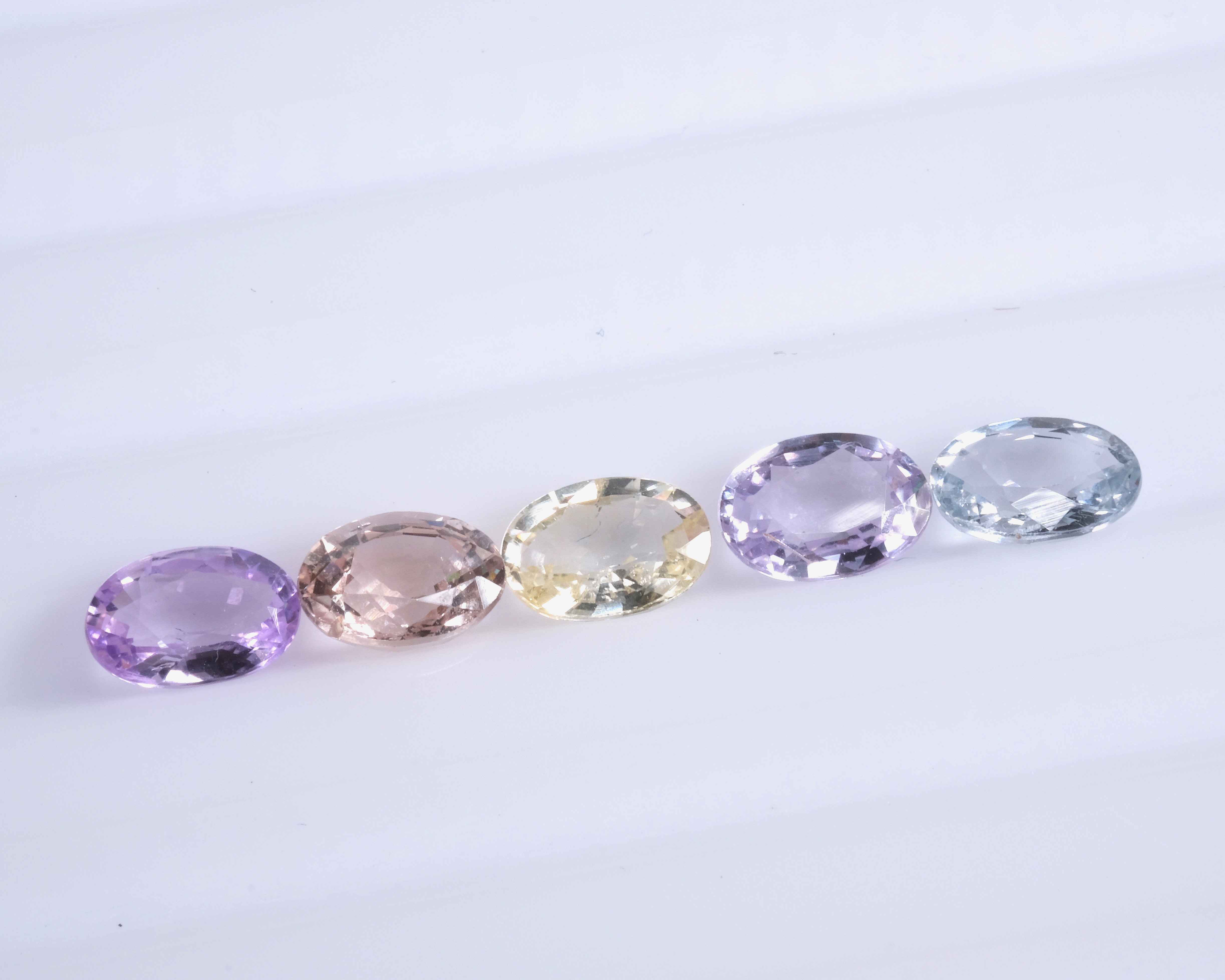 Natural Multi Sapphire Oval Faceted Gemstone Wholesaler