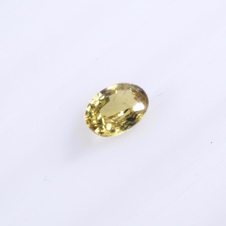 1.070 Carat NATURAL Yellow Sapphire Oval Loose Single Pieces Wholesaler