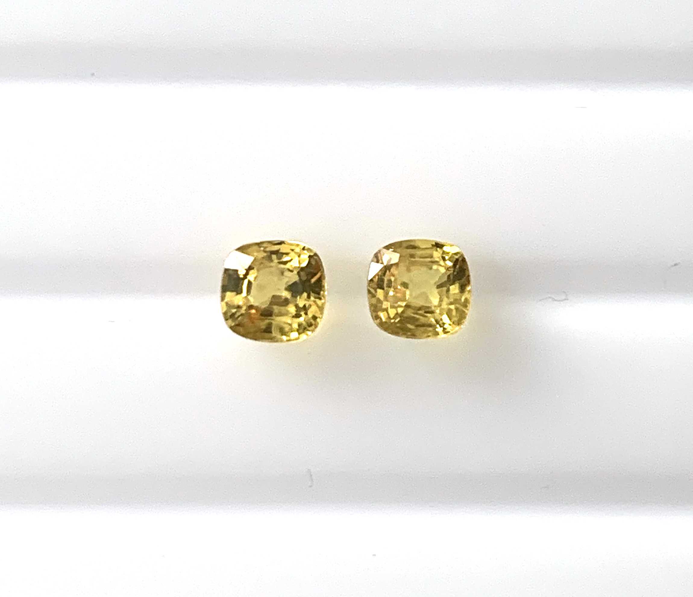 Exclusive 5mm Natural Yellow Sapphire Cushion Faceted Gemstone Wholesaler