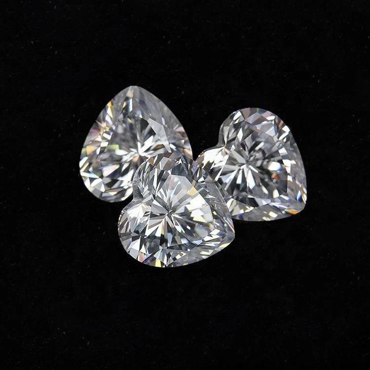 Vvs1 D Color Heart Shape Moissanite Loose Moissanite Stone Exporter