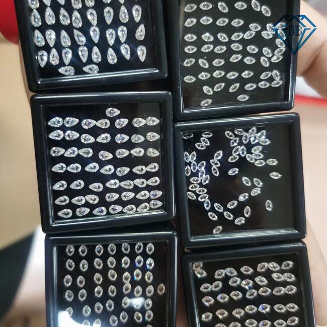 Marquiese cut loose Moissanite diamonds with GRA certificate Exporter