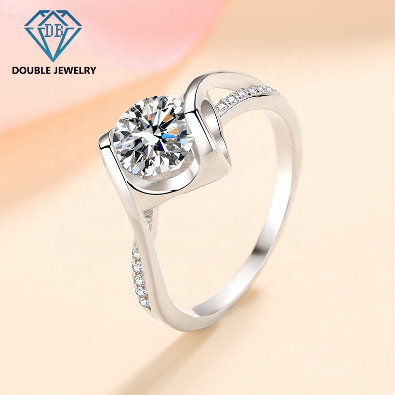 925 silver moissanite ring for wedding and gife rings Exporter