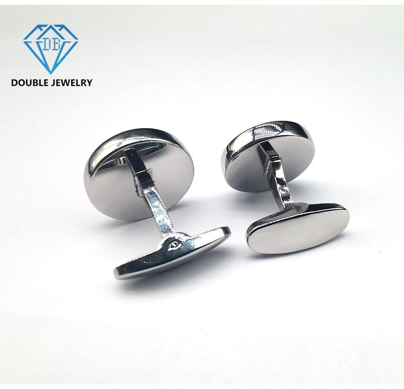 Luxury Customised Moissanite Cufflinks Supplier