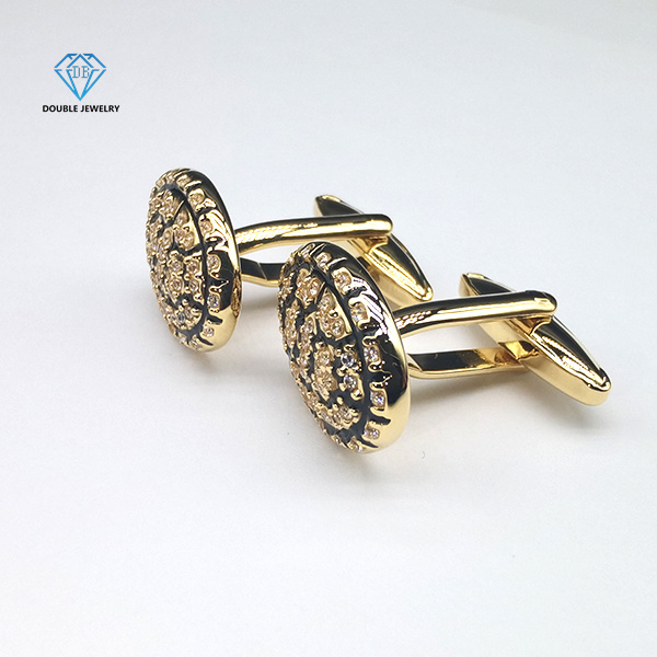 Fashion Designer Moissanite Cufflinks Custom Newest Womens Cufflinks Supplier