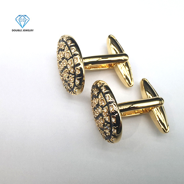 Vintage Moissanite Cufflinks Custom Size Cufflinks Gra Certificate Supplier
