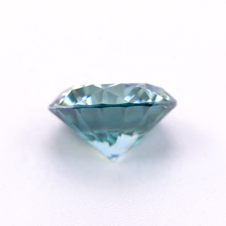 Synthetic green moissanite round ten Hearts & Arrows moissanite stones Exporter