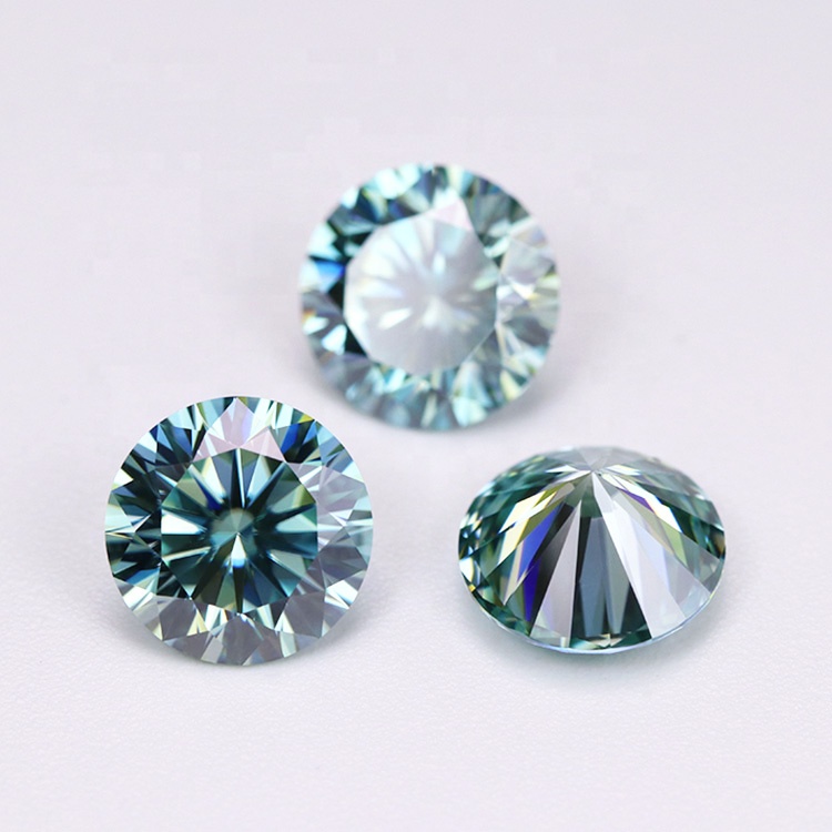 Loose stones green ten Hearts & Arrows moissanite Exporter
