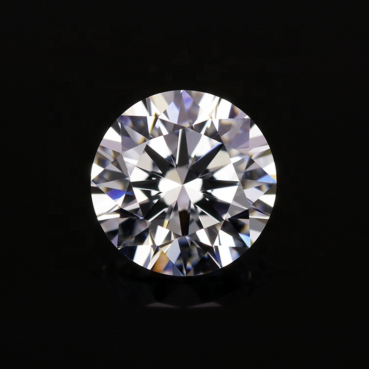 VVS synthetic moissanite white round stone loose 1 carat moissanite Exporter