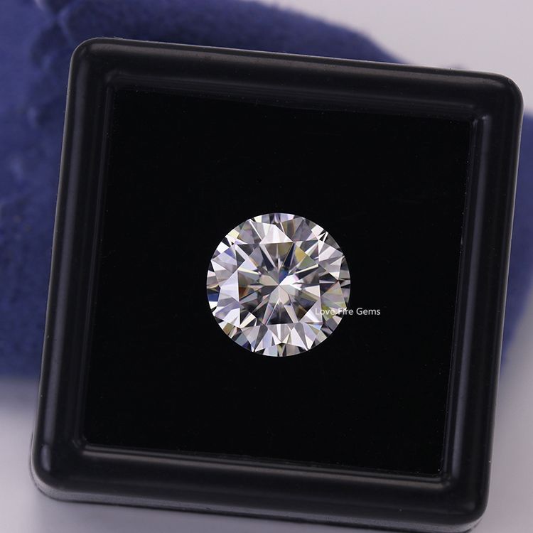 Synthetic moissanite DEF color round brilliant cut lab grown Exporter