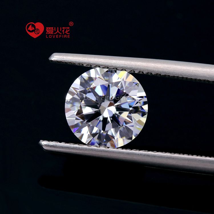 VS SI loose round cut lab created grown diamond price per carat Exporter