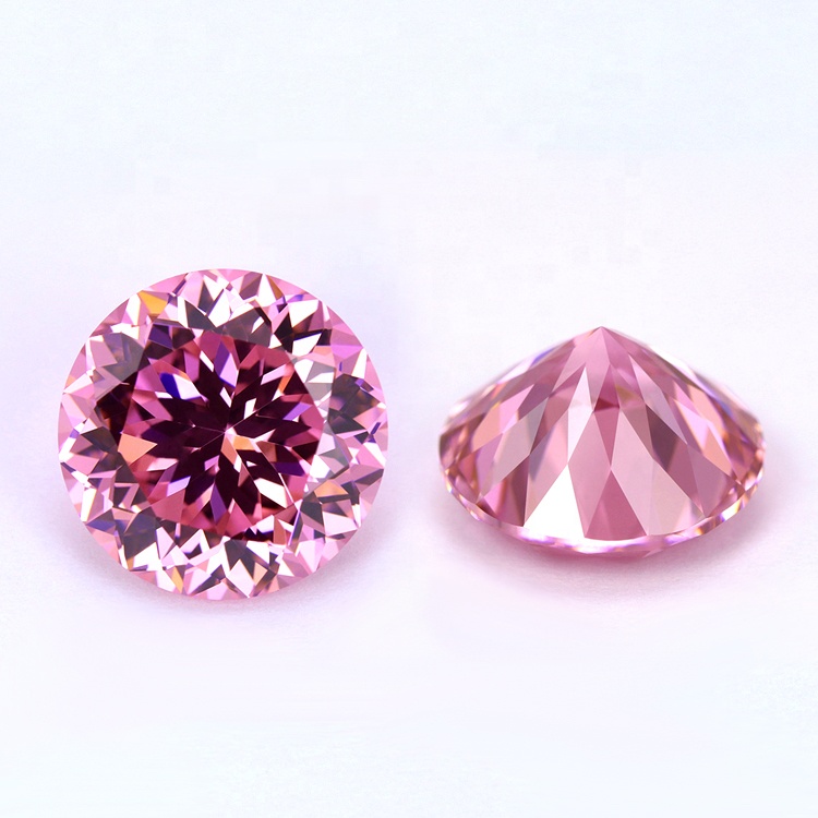 Round Cut Round 88 Facets CZ Stone Cubic Zirconia Loose CZ Exporter