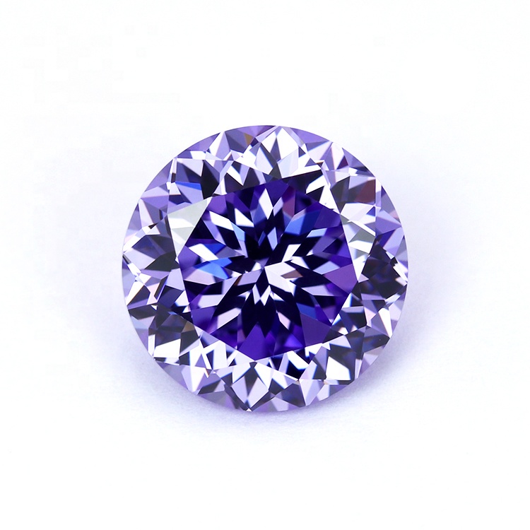 Loose gemstone round shape stone jewelry 5a cubic zirconia stones Exporter