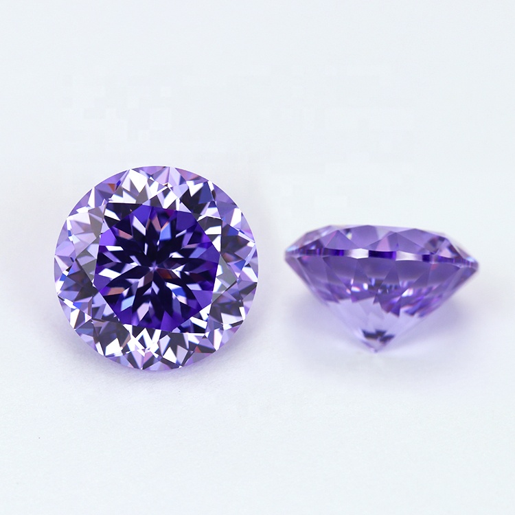 Loose gemstone round shape stone jewelry 5a cubic zirconia stones Exporter