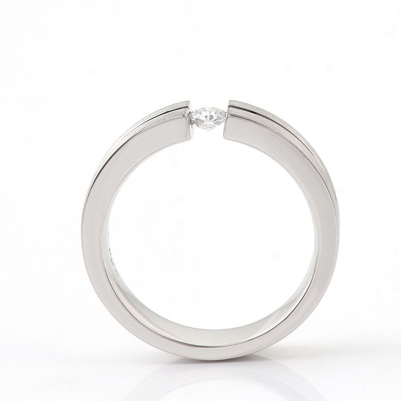 Wholesale solid gold 6mm width ring without diamond pure gold