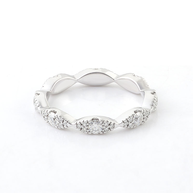 Moissanite diamond women ring 10k yellow gold ring Supplier