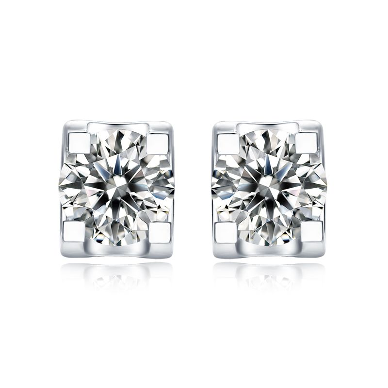 18K Gold Earrings S925 Moissanite Earrings Supplier
