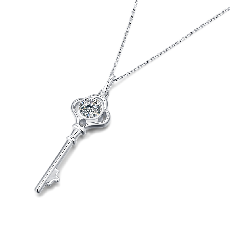 1 Carat Moissanite Necklace Supplier