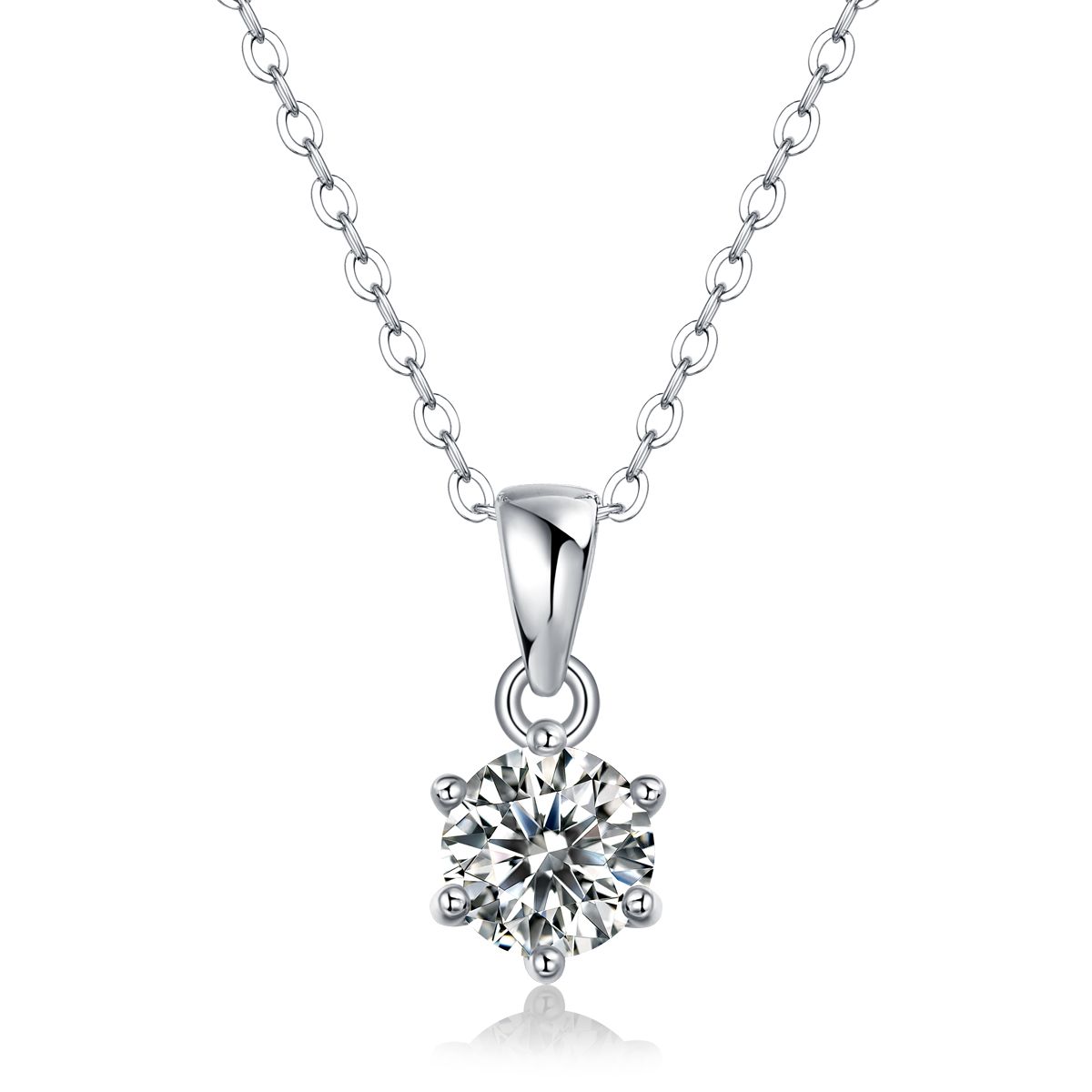 925 Moissanite Pendant Necklace Supplier