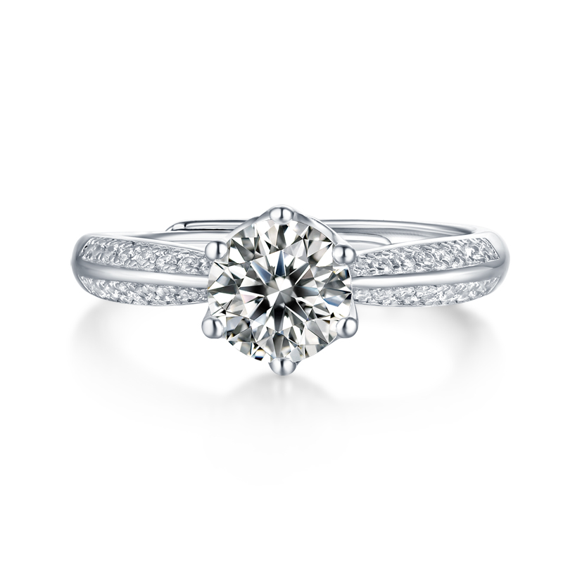 Customized Women's Engagement Moissanite Ring Wholesaler