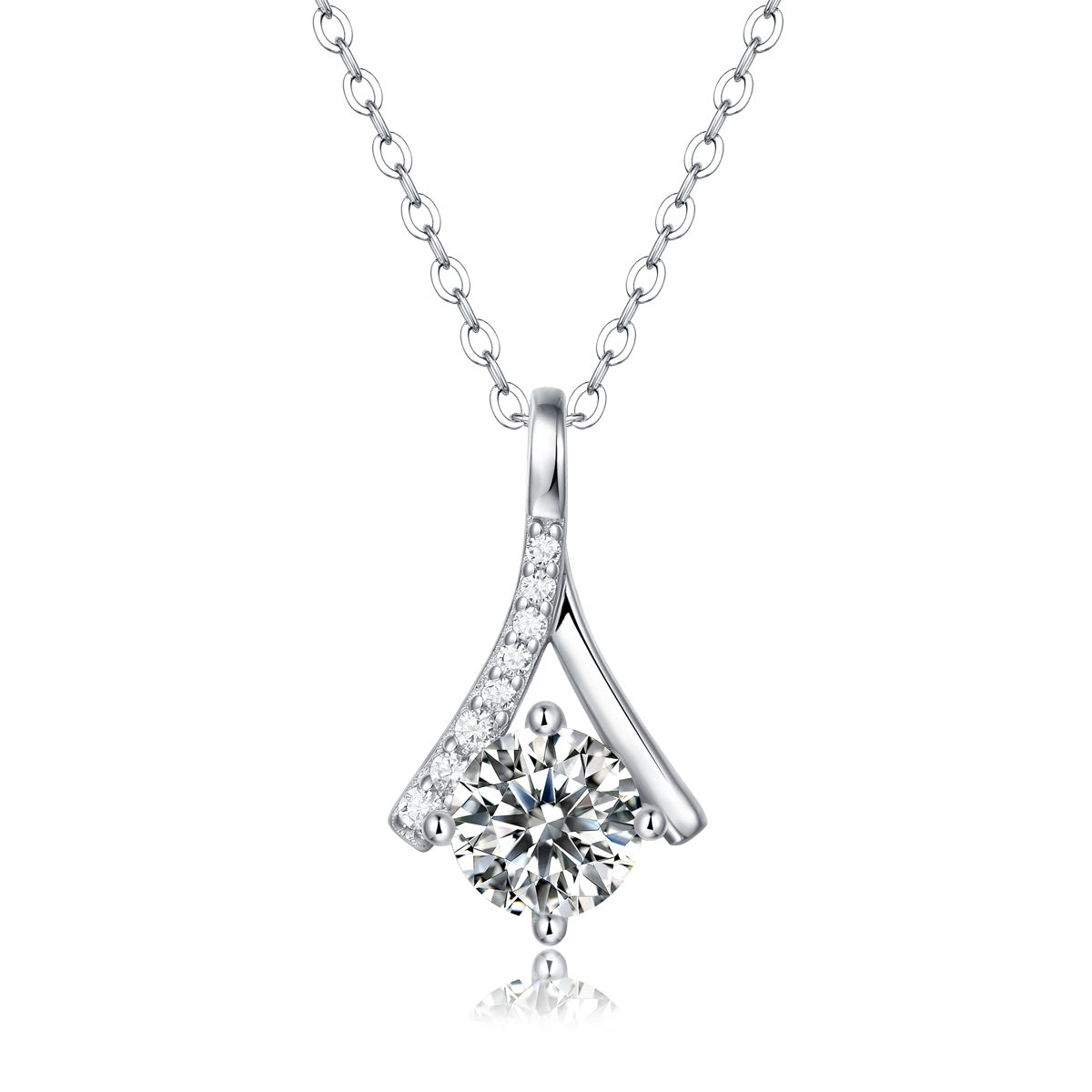 Wholesale 18K Moissanite Pendant Necklace