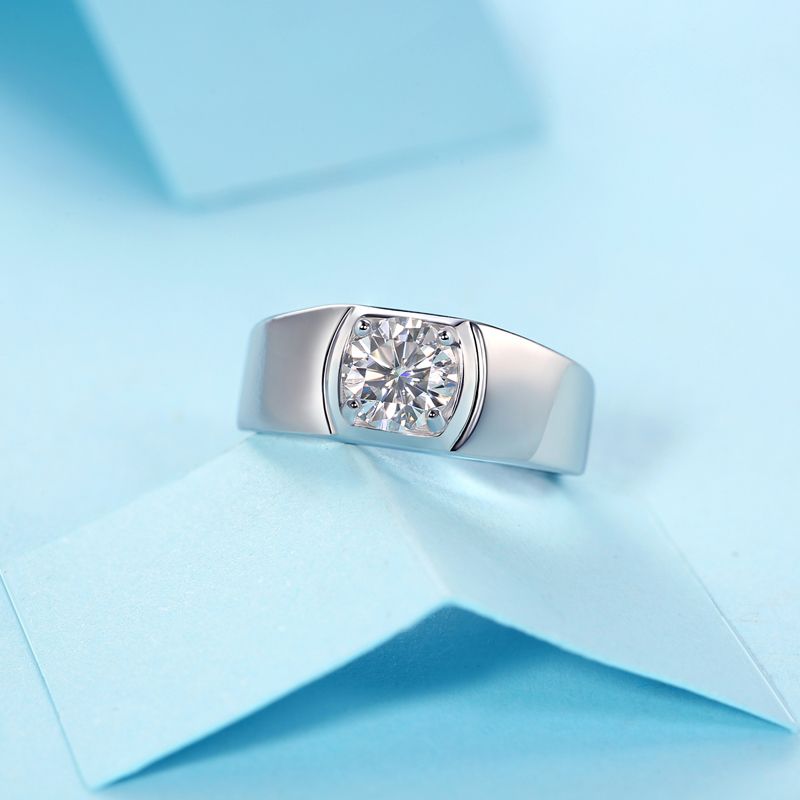 18K Moissanite Fashion Ring Supplier