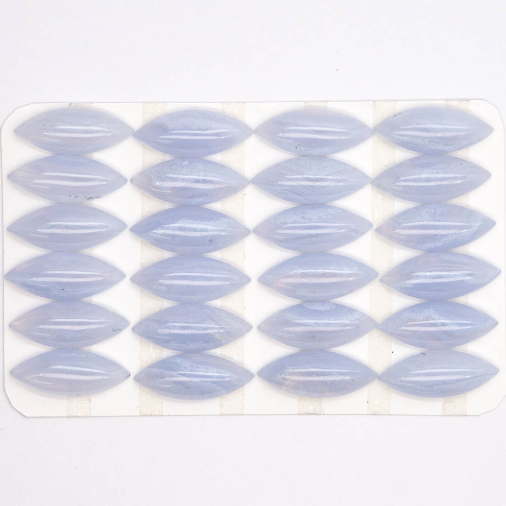 Wholesale Crystals Marquise Blue Lace Agate Cabochon