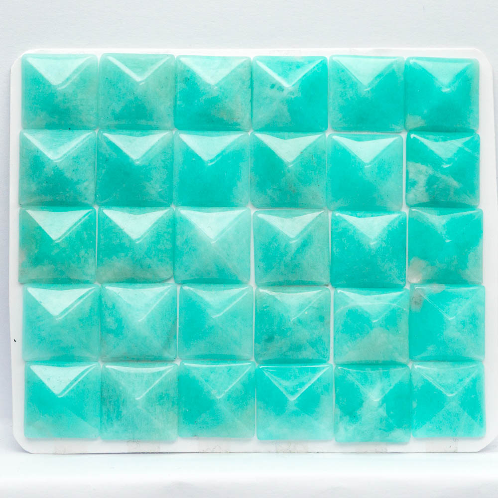 Wholesale Pyramid Square Amazonite Cabochon