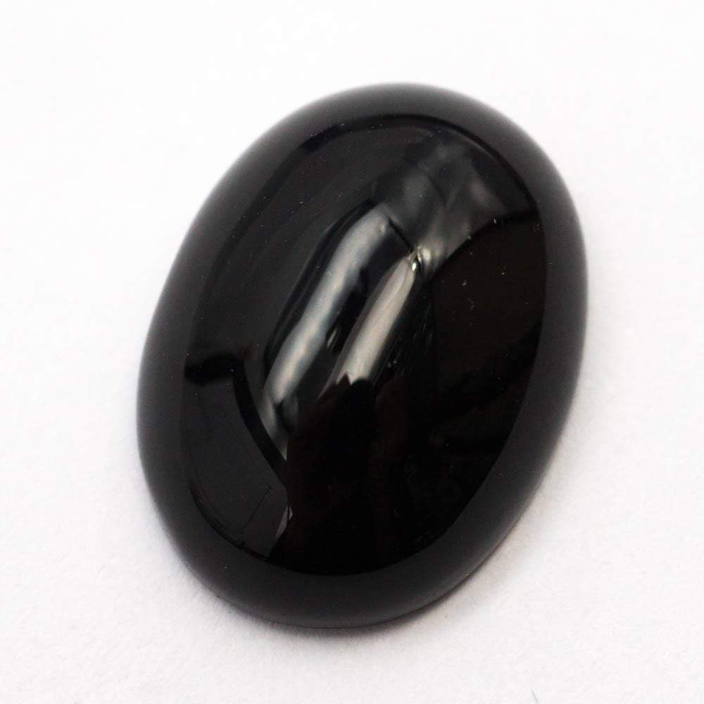 Real Gemstone Manufacturer Oval Black Agate Cabochon Exporter