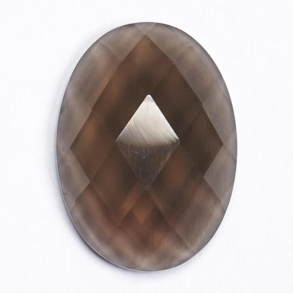 Natural Gemstone Supplier in Calibrated Size Oval Smoky Quartz Cabochon Exporter