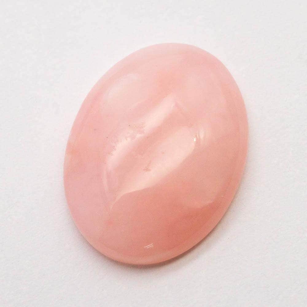 Natural Colour High Quality Peru Oval Pink Opal Cabochon Exporter