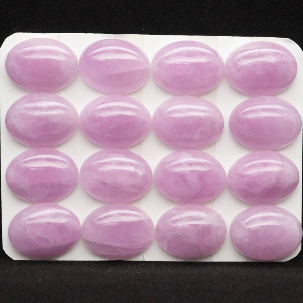 Factory Loose Stones High Quality Oval Kunzite Cabochon Exporter