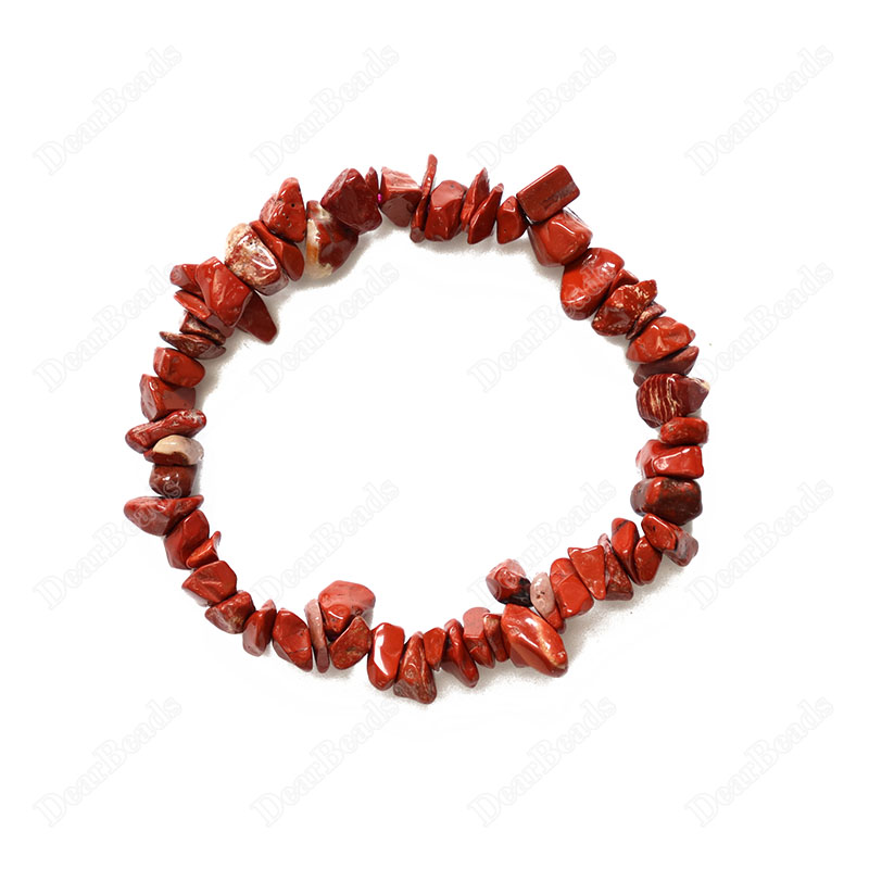 Natural Stone Bracelets Healing Gravel Crystal Gemstone Bracelet Exporter