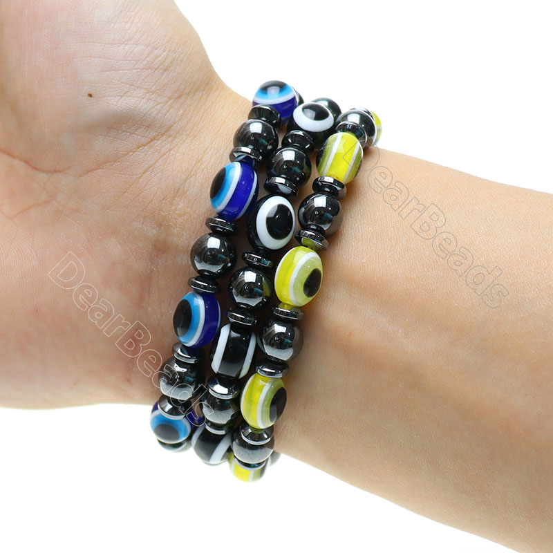Customized Beads Bracelet For Women man Evil Eye Exporter