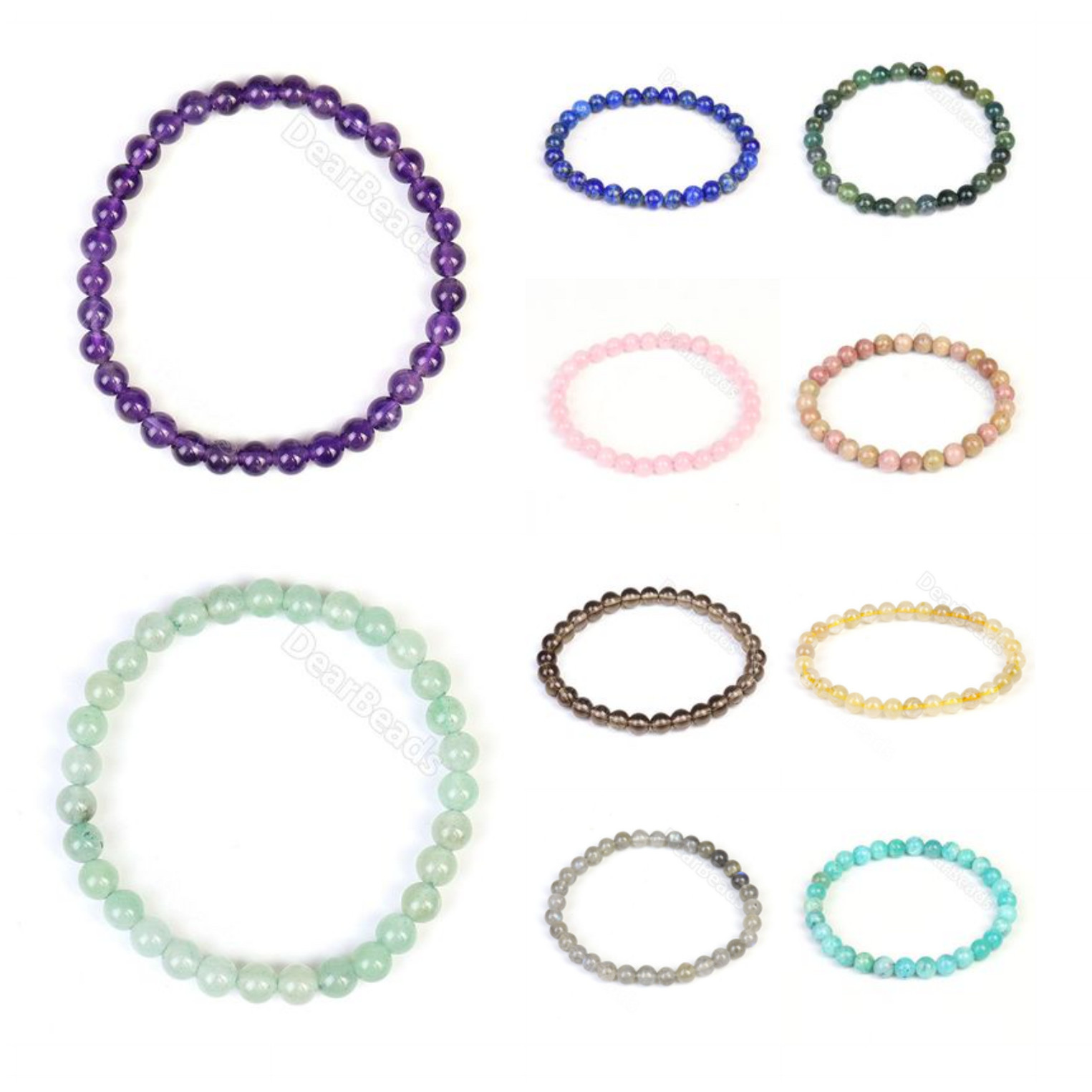 Healing Gravel Crystal Gemstone Bracelet Exporter