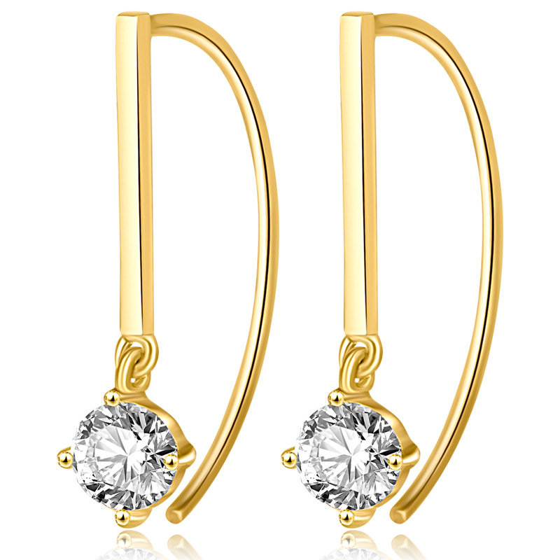 High Quality 14k Earring 2022 New Design Solid Gold Earrings Supplier