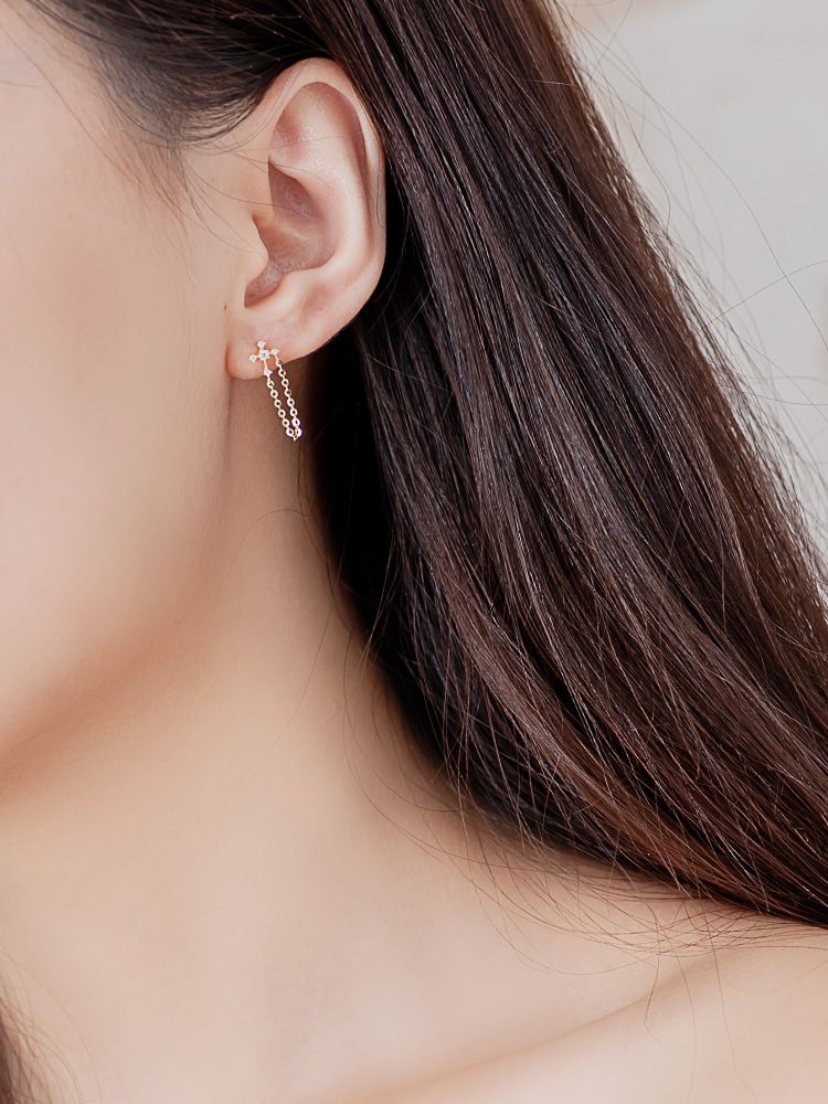 High Quality 14k Earring 2022 New Design Solid Gold Earrings Exporter