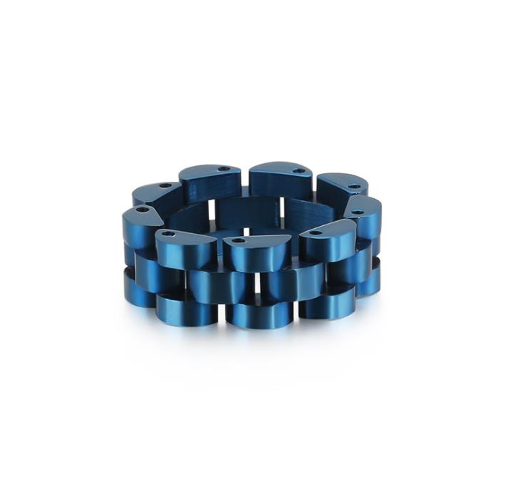 Stainless Steel Mens Women Fashion Watch Band Ring Supplier
