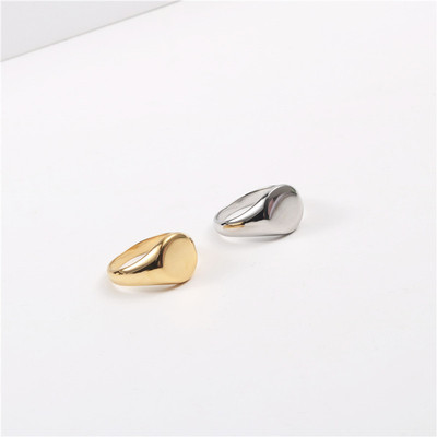 Stainless steel simple design small Round shaped ring Supplier