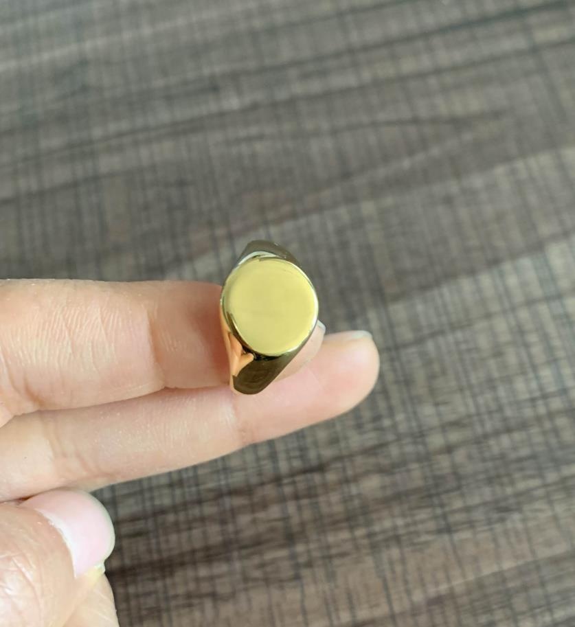 Stainless steel simple design small Round shaped ring Supplier