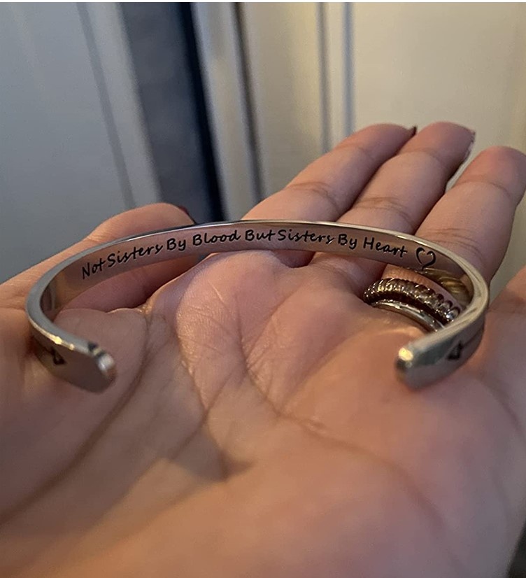 Stainless Steel Engraved Inspirational Cuff Bracelet Supplier