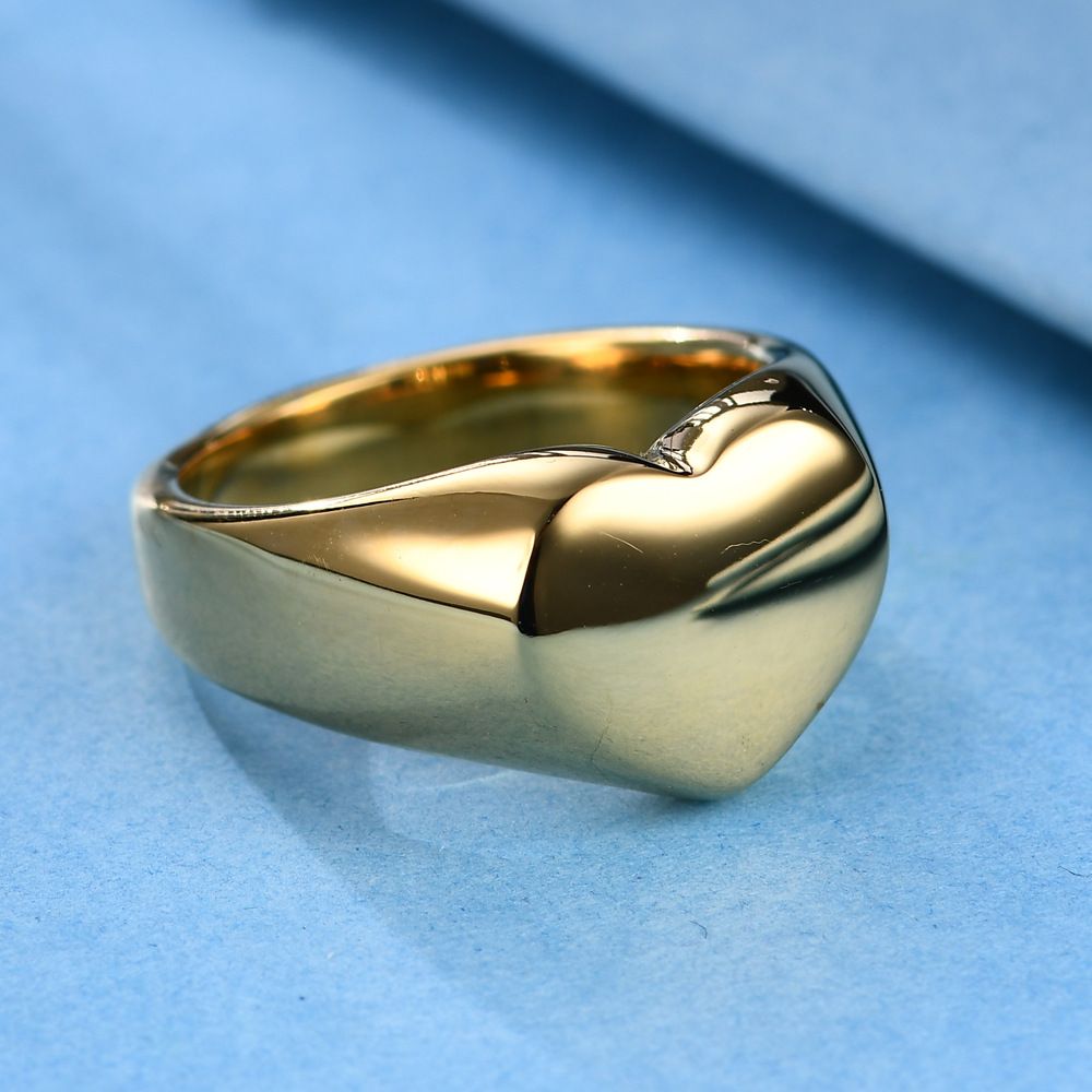Glossy Stainless Steel Men Engraved Ring Supplier