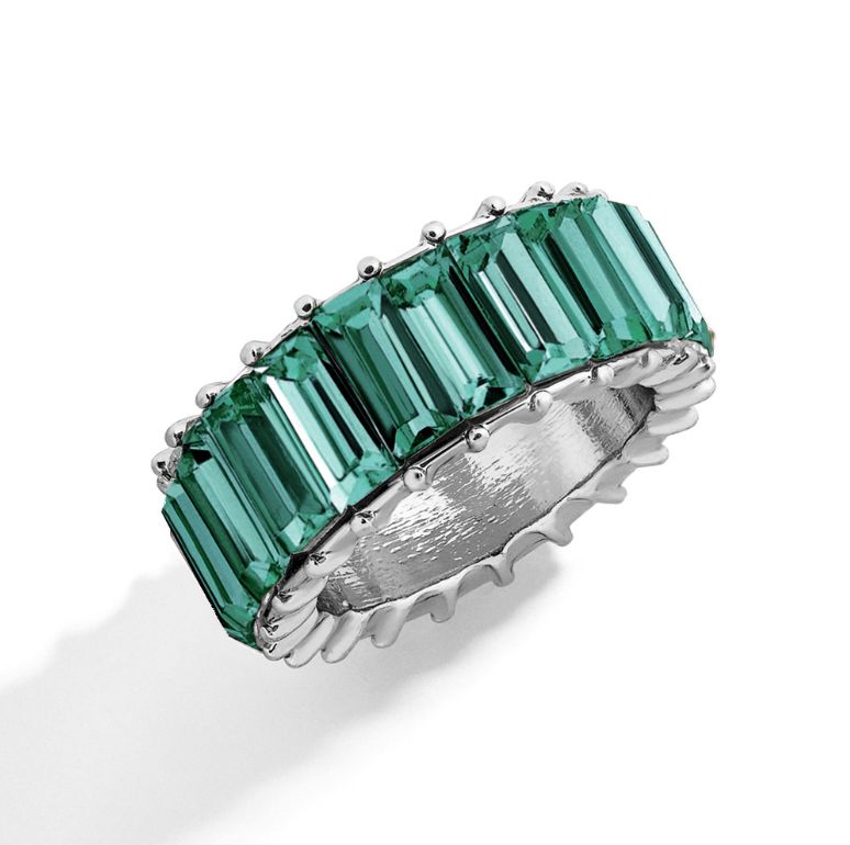 Rainbow women metal personality fashion geometric ring Wholesaler