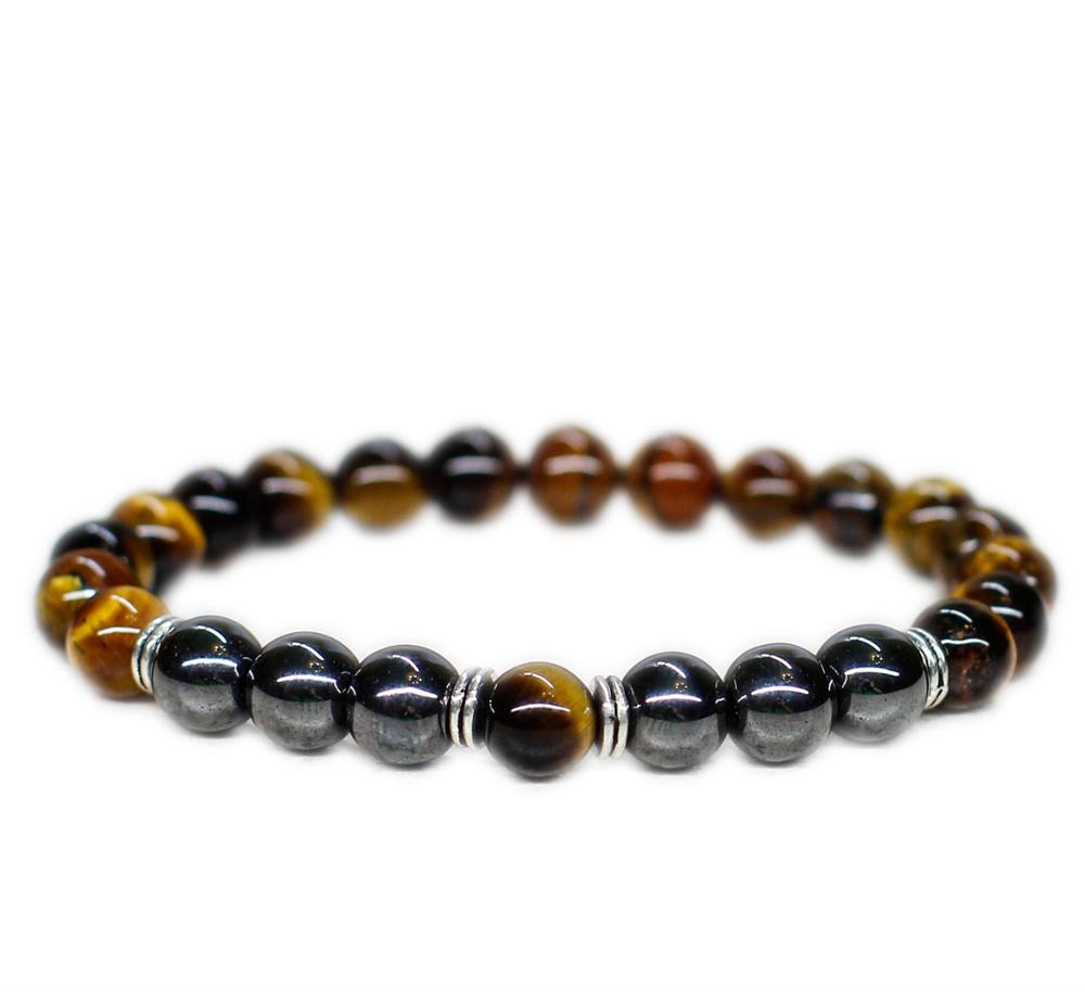 Tiger eye Men bracelet African jewelry 7th anniversary gift for men Supplier