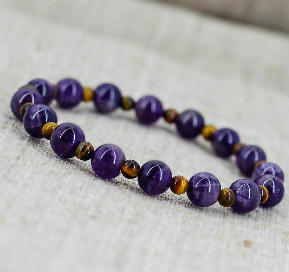 Amethyst bracelet Tiger eye bracelet Supplier