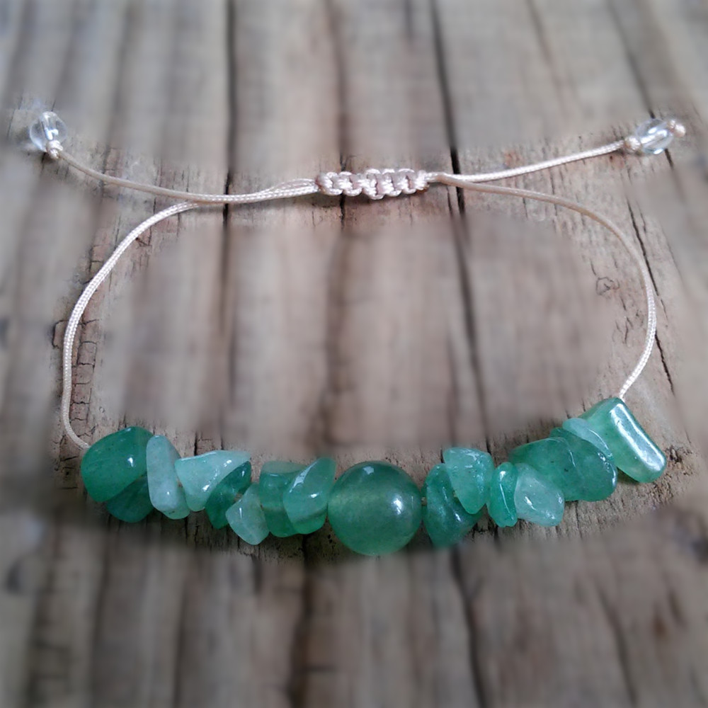 Natural green jade gemstone bracelet Supplier