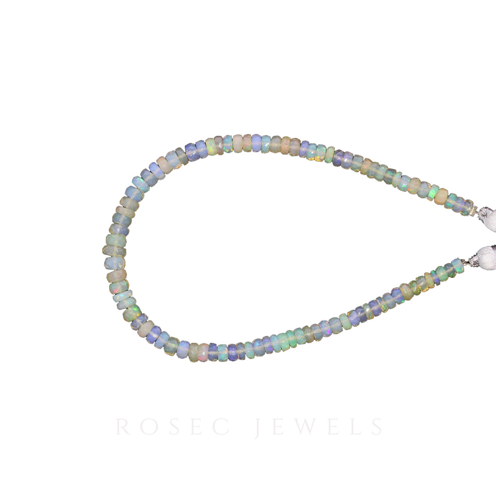 Natural Ethiopian Opal Faceted Bead  Manufacturer