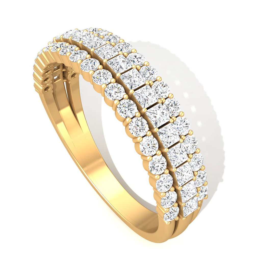 Wholesale Art Deco Diamond Wedding Ring, Cluster Statement Engagement Ring