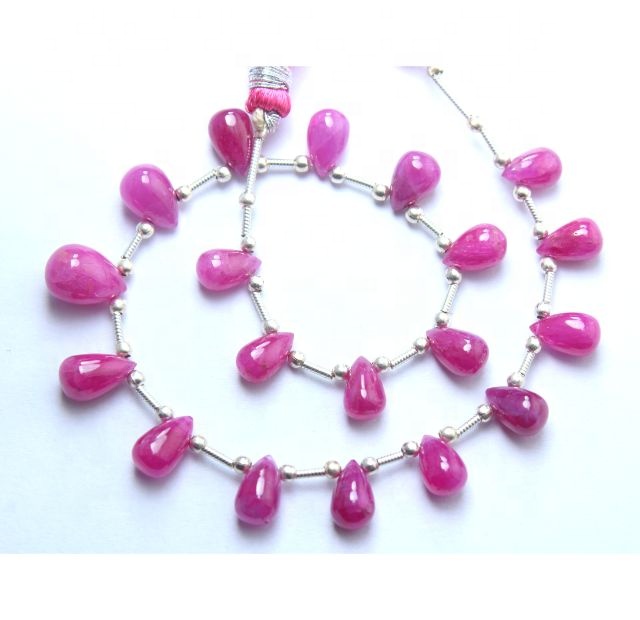 Natural Ruby Sapphire Smooth Beads Wholesaler